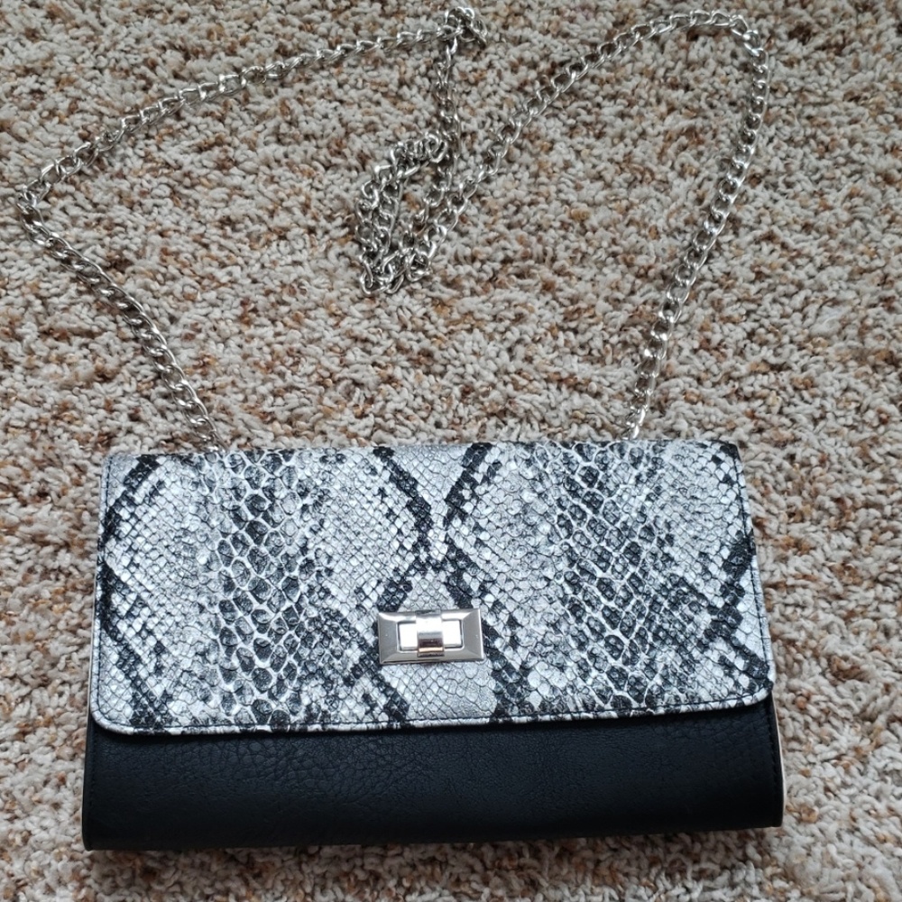 Snake skin purse